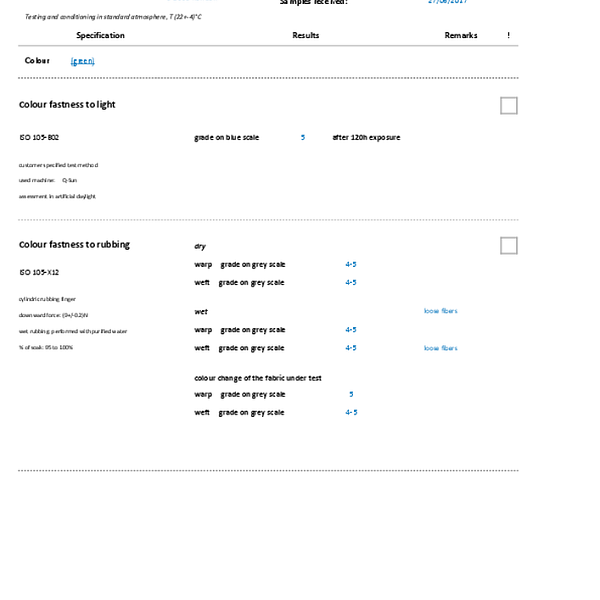 fenno - lightfanstess DIN EN ISO 105 B02 2014